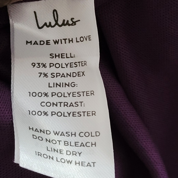 Holiday Party Dress Keep Glowing Purple Sequin Lace Up Bodycon Mini XL - Picture 13 of 13